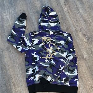 PURPLE CAMO OVO HOODIE